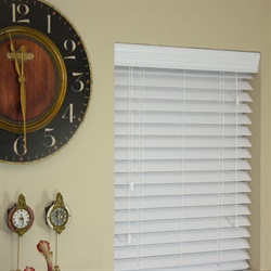Corded Faux Wood Blinds